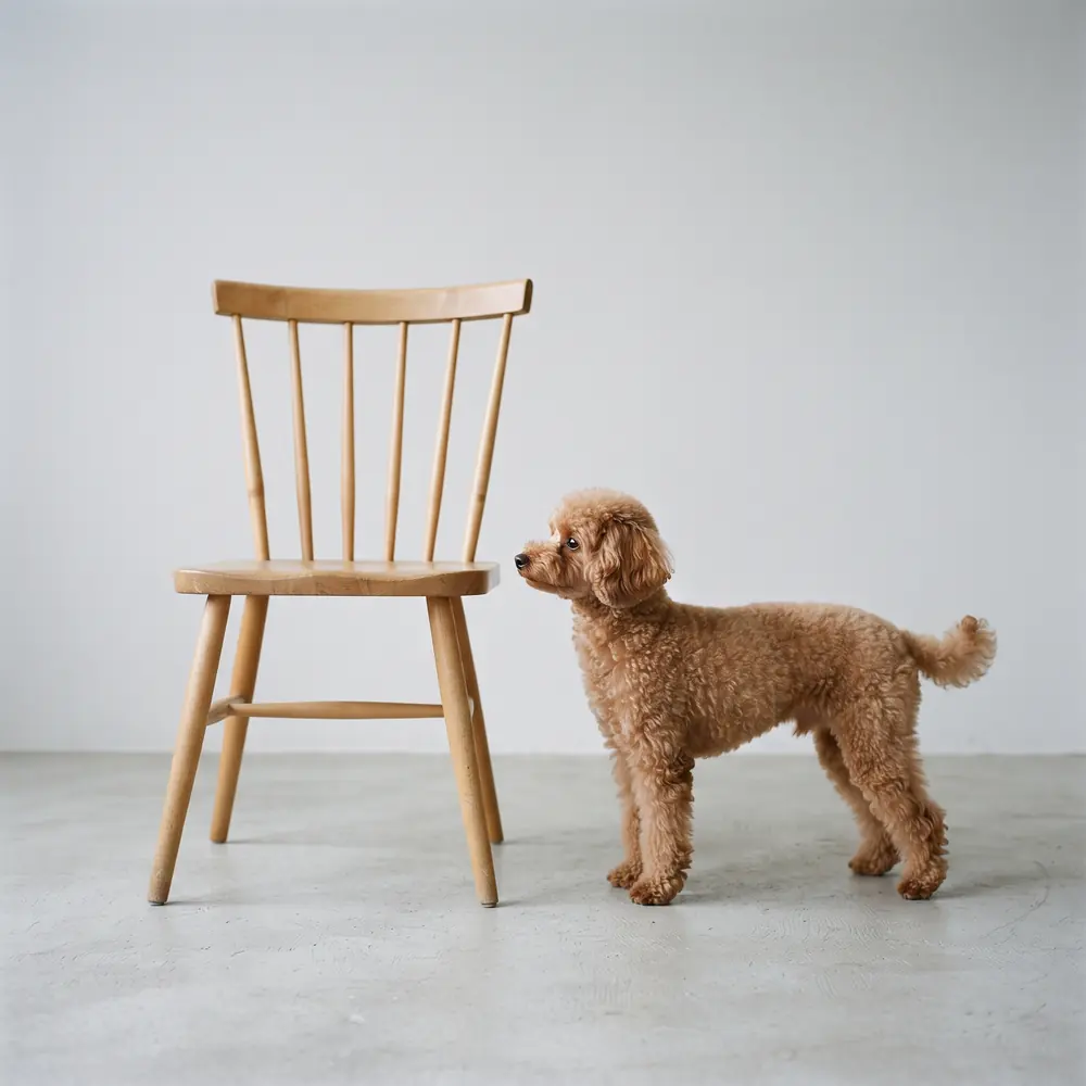 Illustration of a Toy Poodle: grown, about 2–4 kg. Not a photograph of a puppy for sale.