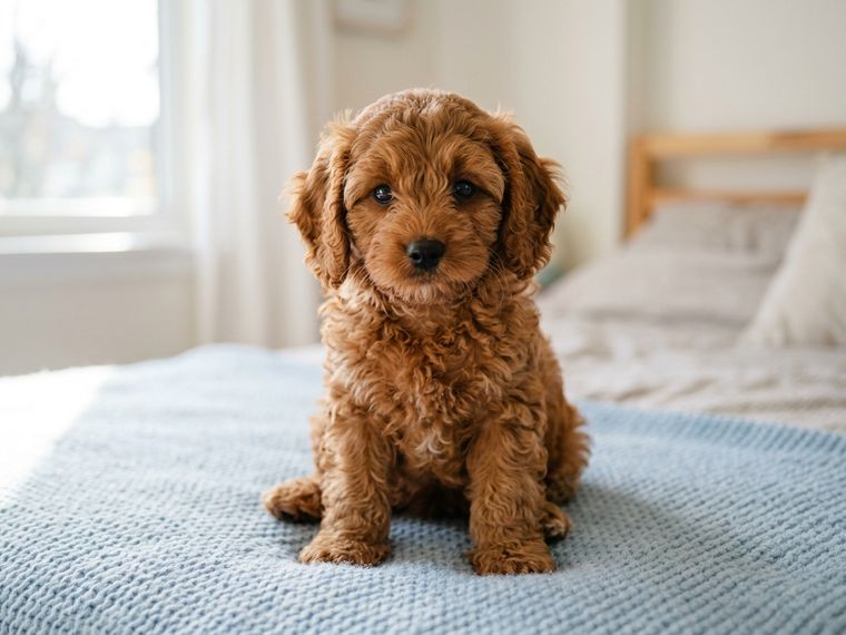 Red Cavapoo puppy for sale in Singapore