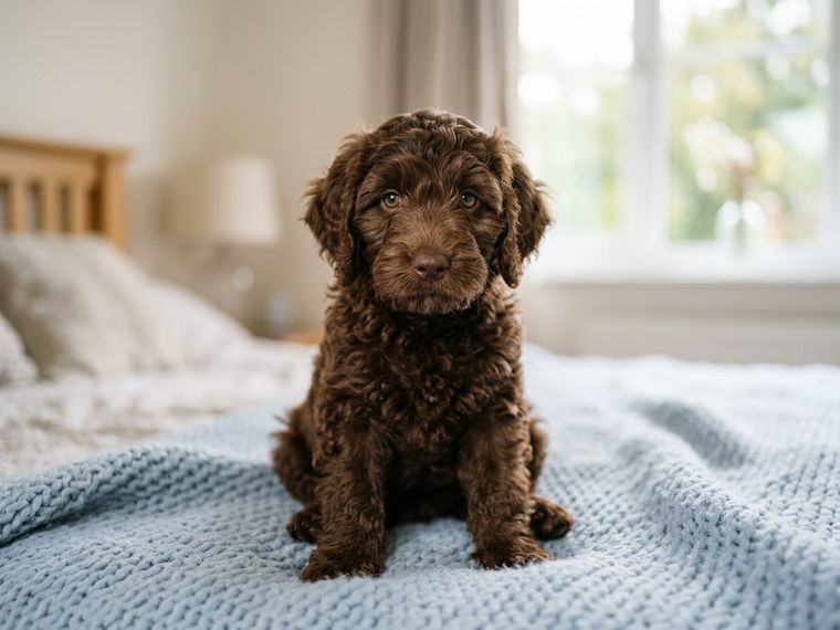 Chocolate Labradoodle puppy for sale in Singapore