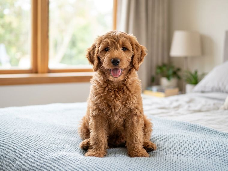 Red Labradoodle puppy for sale in Singapore