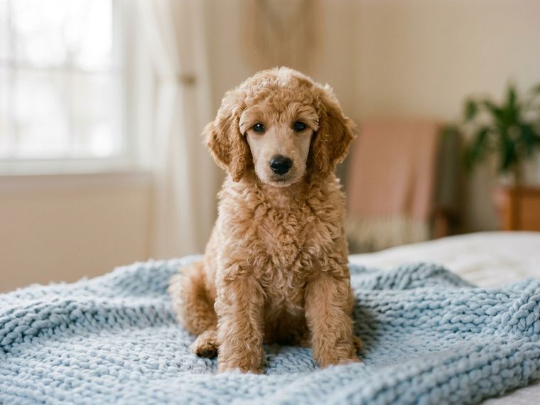 Apricot Standard Poodle puppy for sale in Singapore