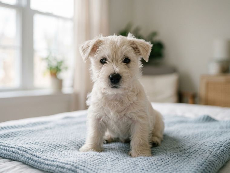 Cream White West Highland Terrier puppy for sale in Singapore