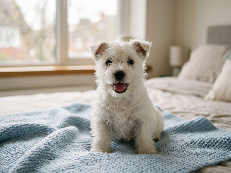 White West Highland Terrier puppy for sale in Singapore