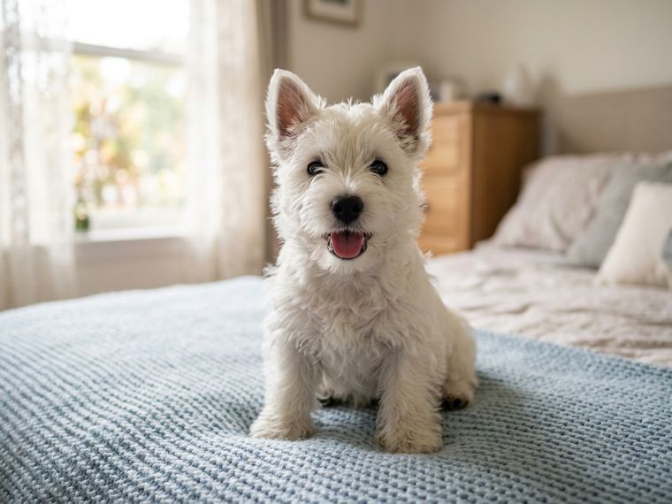 White West Highland Terrier puppy for sale in Singapore